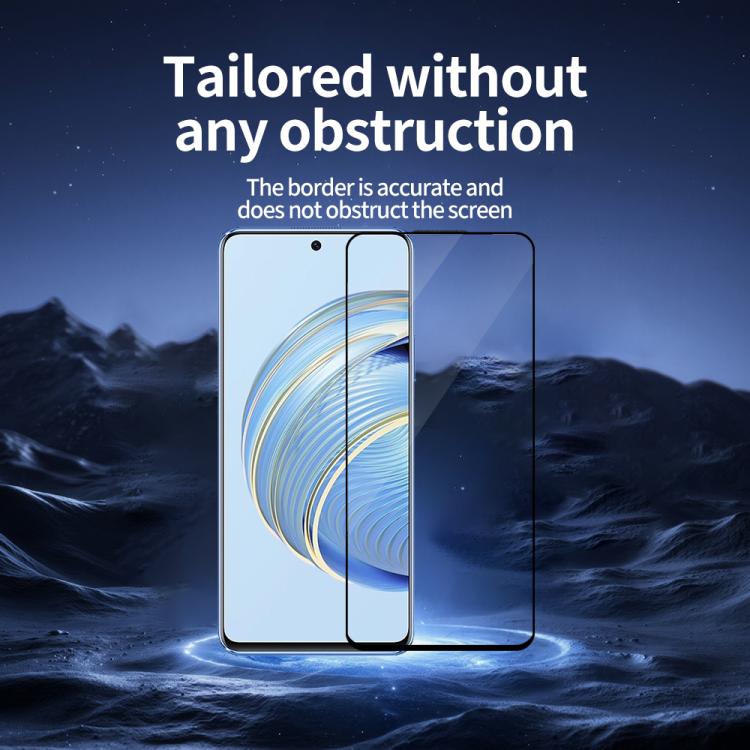 For Huawei nova 10 Youth Do As You Wish Silk Screen Printed HD Tempered Glass Film - Black