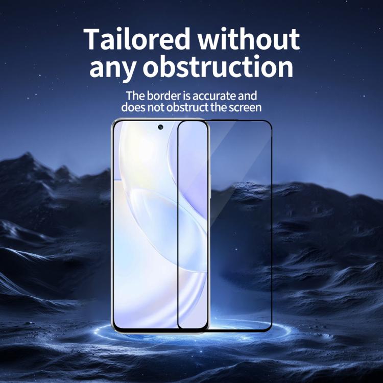 For Huawei nova 8 SE Youth Do As You Wish Silk Screen Printed HD Tempered Glass Film - Black