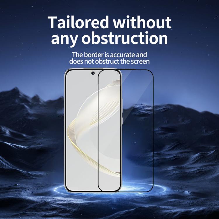 For Huawei nova 13 5pcs / Pack Do As You Wish Silk Screen Printed HD Tempered Glass Film - Black