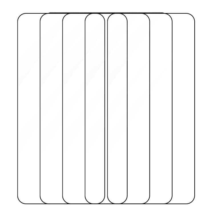 For Huawei nova 12i 5pcs / Pack Do As You Wish Silk Screen Printed HD Tempered Glass Film - Black