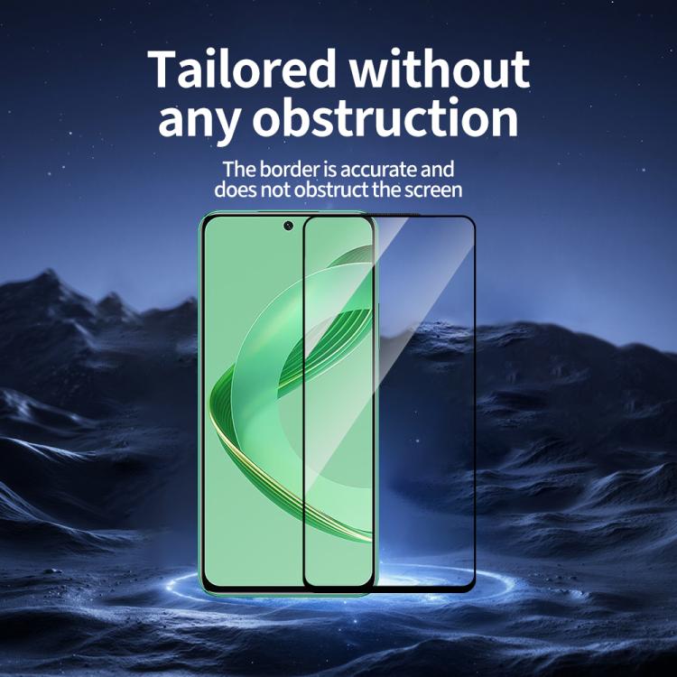 For Huawei nova 11 SE 5pcs / Pack Do As You Wish Silk Screen Printed HD Tempered Glass Film - Black