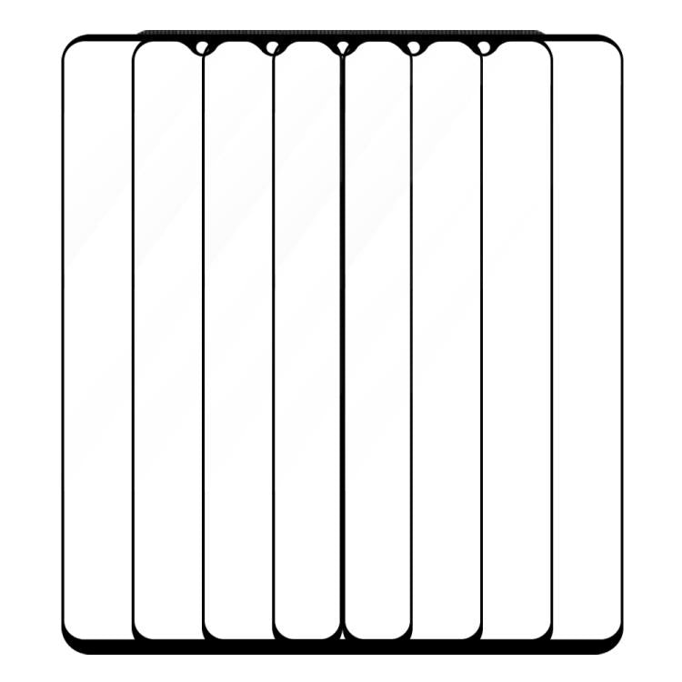 For Huawei Maimang A20 5pcs / Pack Do As You Wish Silk Screen Printed HD Tempered Glass Film - Black