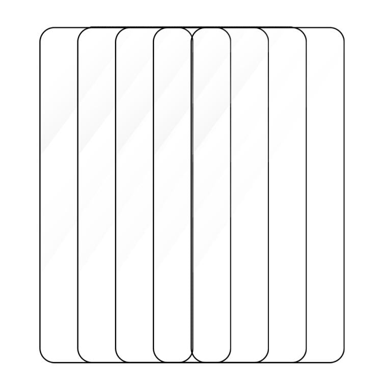 For Huawei Mate 60 5pcs / Pack Do As You Wish Silk Screen Printed HD Tempered Glass Film - Black