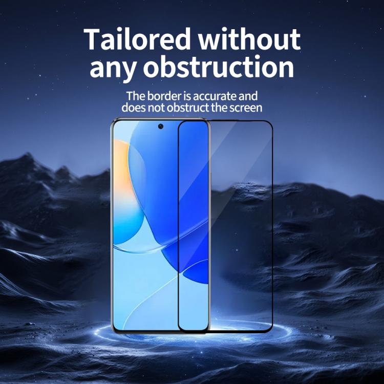 For Huawei nova 9 SE 5pcs / Pack Do As You Wish Silk Screen Printed HD Tempered Glass Film - Black
