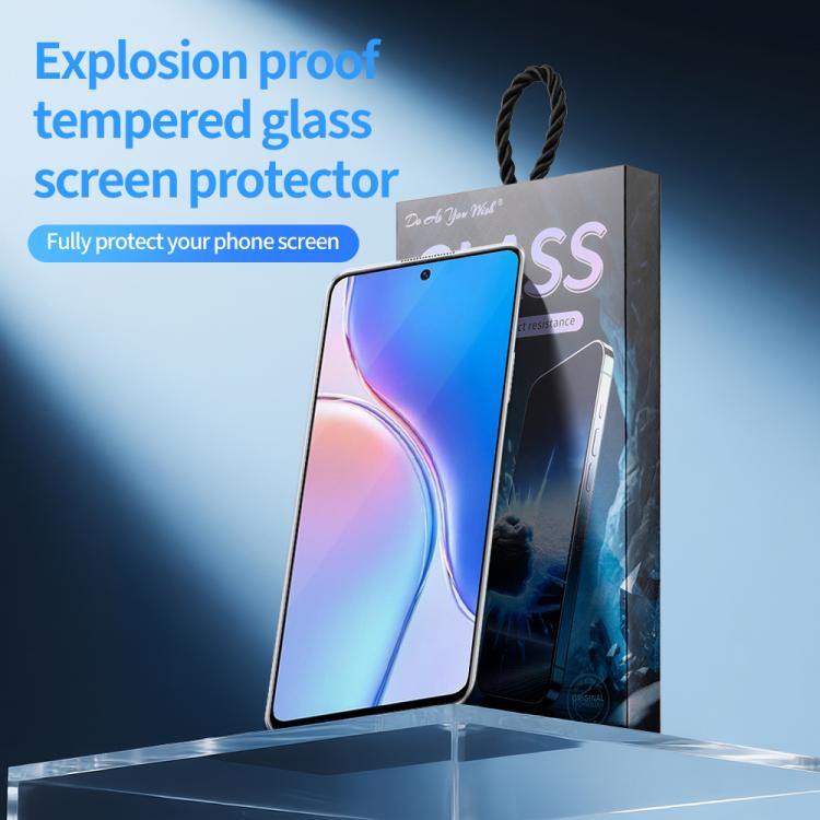 For Huawei nova 8 SE Youth 5pcs / Pack Do As You Wish Silk Screen Printed HD Tempered Glass Film - Black