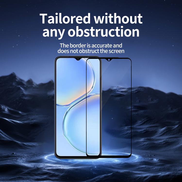 For Huawei Maimang 10 SE 5pcs / Pack Do As You Wish Silk Screen Printed HD Tempered Glass Film - Black