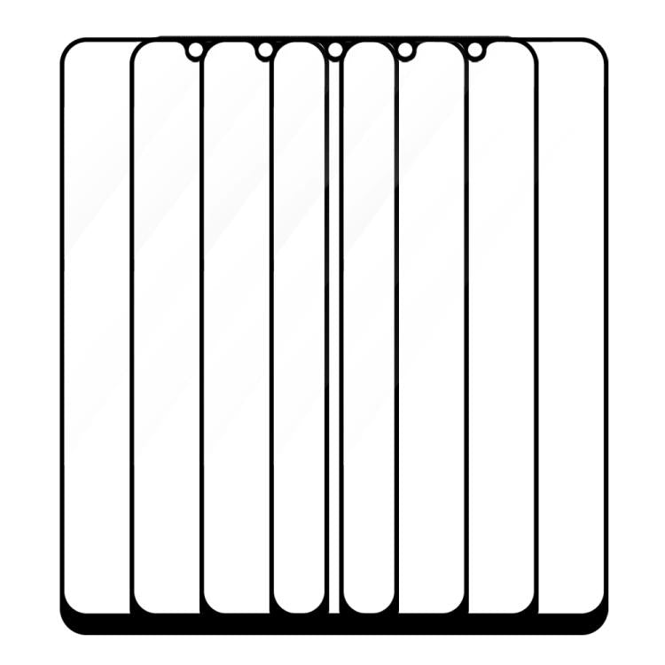 For Huawei Enjoy 20 SE 4G 5pcs / Pack Do As You Wish Silk Screen Printed HD Tempered Glass Film - Black