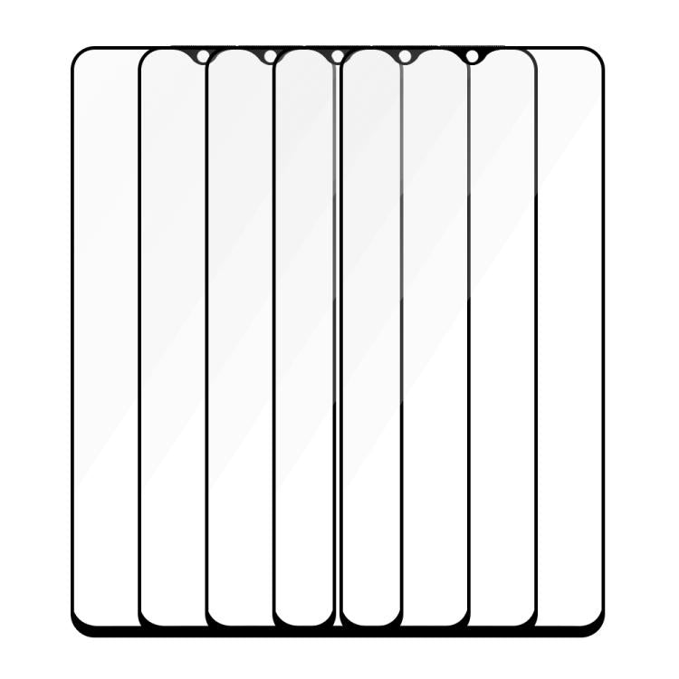 For Huawei Enjoy 50 5pcs / Pack Do As You Wish Silk Screen Printed HD Tempered Glass Film - Black