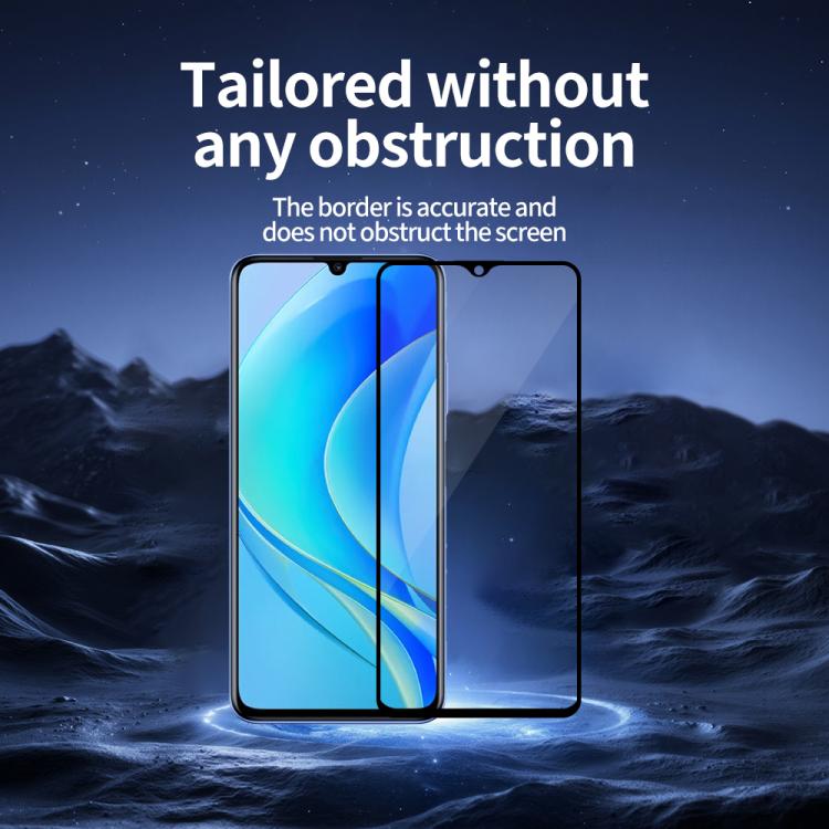 For Huawei Enjoy 50 5pcs / Pack Do As You Wish Silk Screen Printed HD Tempered Glass Film - Black