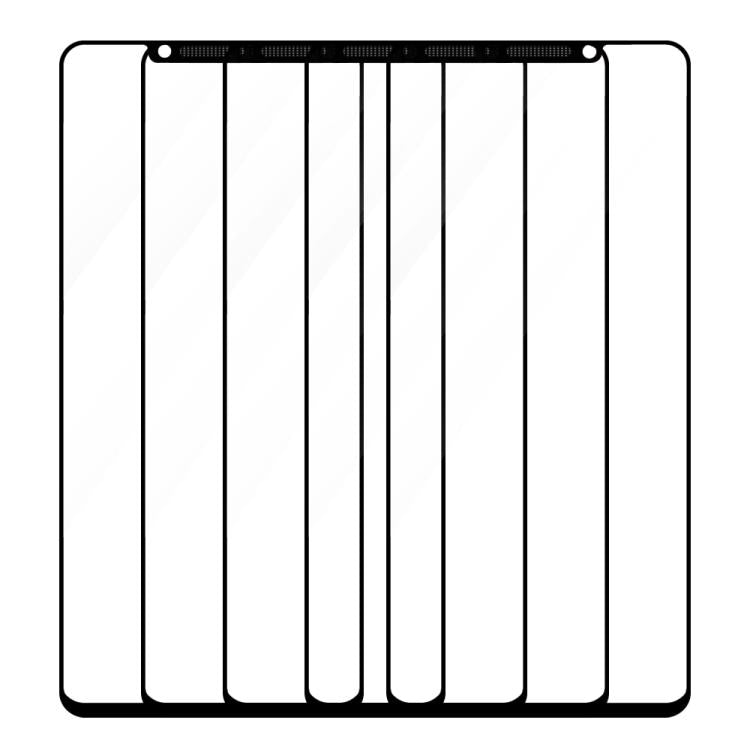 For Huawei Enjoy 60x 5pcs / Pack Do As You Wish Silk Screen Printed HD Tempered Glass Film - Black