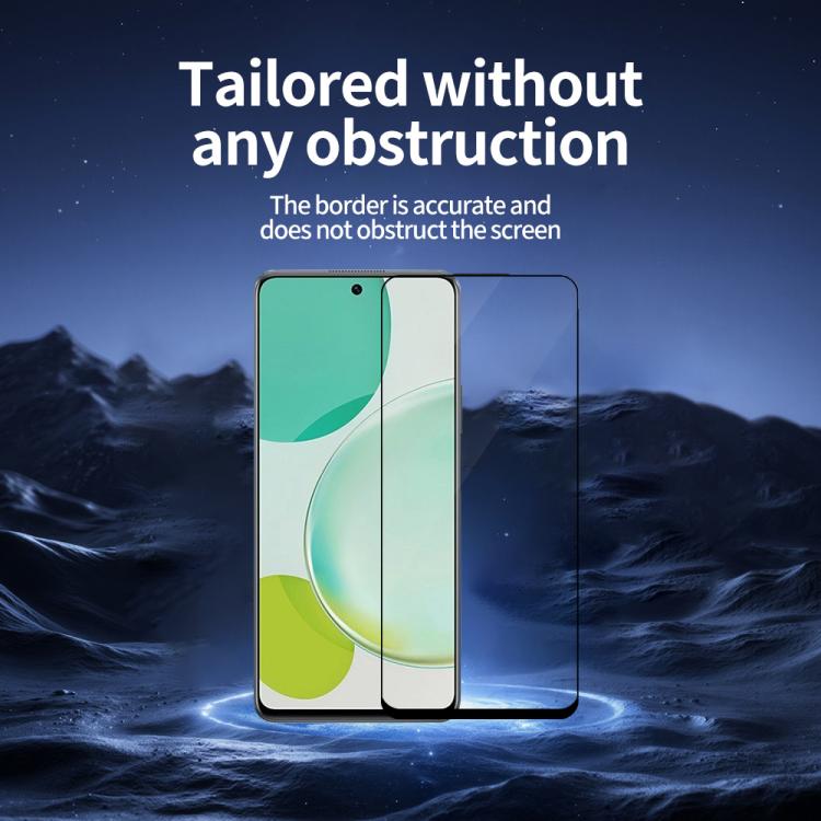 For Huawei Enjoy 60 Pro 5pcs / Pack Do As You Wish Silk Screen Printed HD Tempered Glass Film - Black