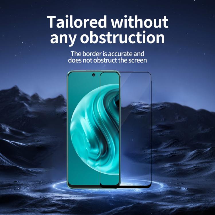For Huawei Enjoy 70 Pro 5pcs / Pack Do As You Wish Silk Screen Printed HD Tempered Glass Film - Black