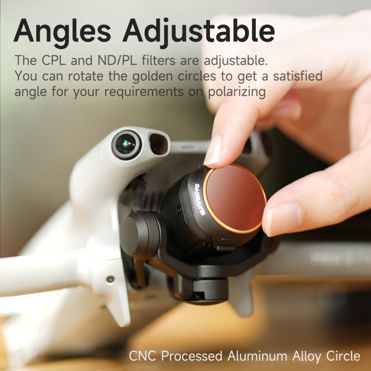 For DJI Mini 5 Pro Sunnylife Camera Lens Filter, Filter:4 in 1 ND