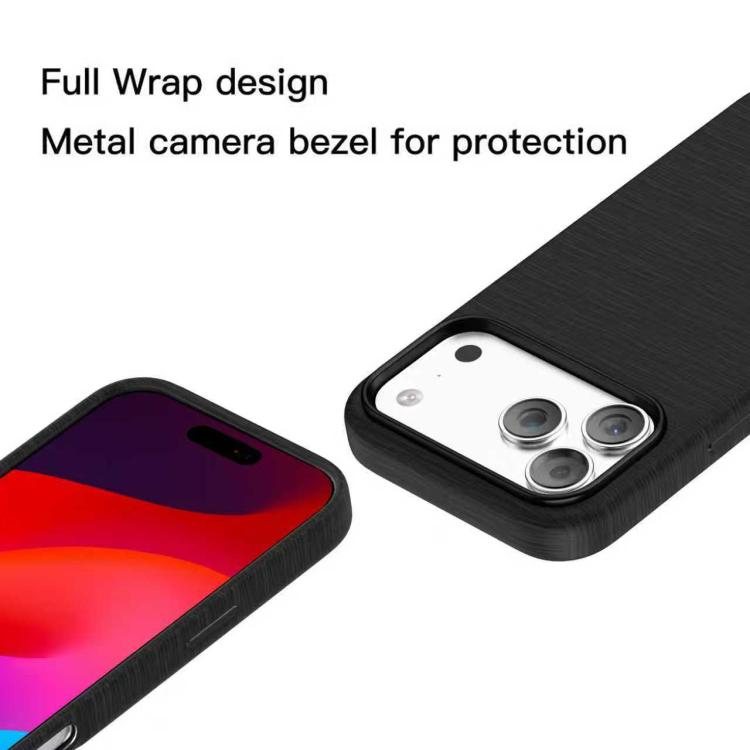 For iPhone 17 Pro Max Mutural Rhyme Series Satin Texture Leather MagSafe Phone Case
