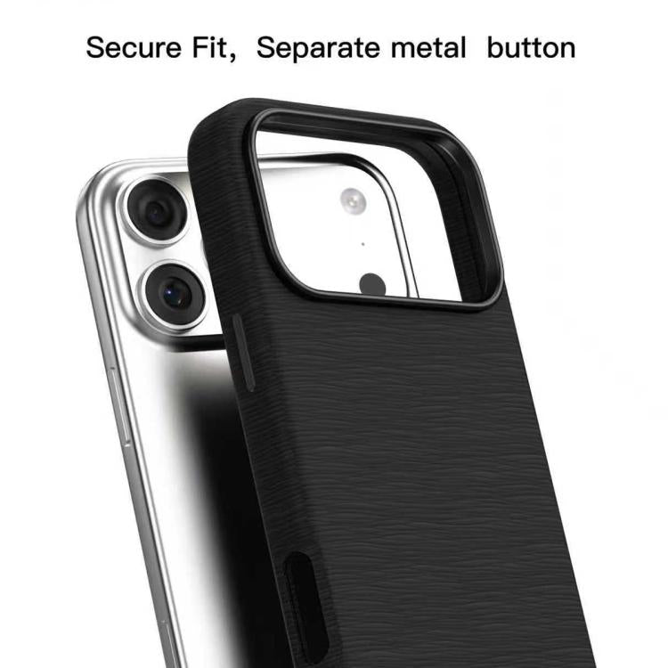 For iPhone 17 Pro Max Mutural Rhyme Series Satin Texture Leather MagSafe Phone Case