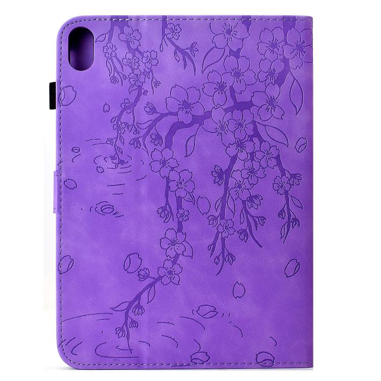 For iPad 2025 / 2022 Plum Blossom Embossed Smart Leather Tablet Case