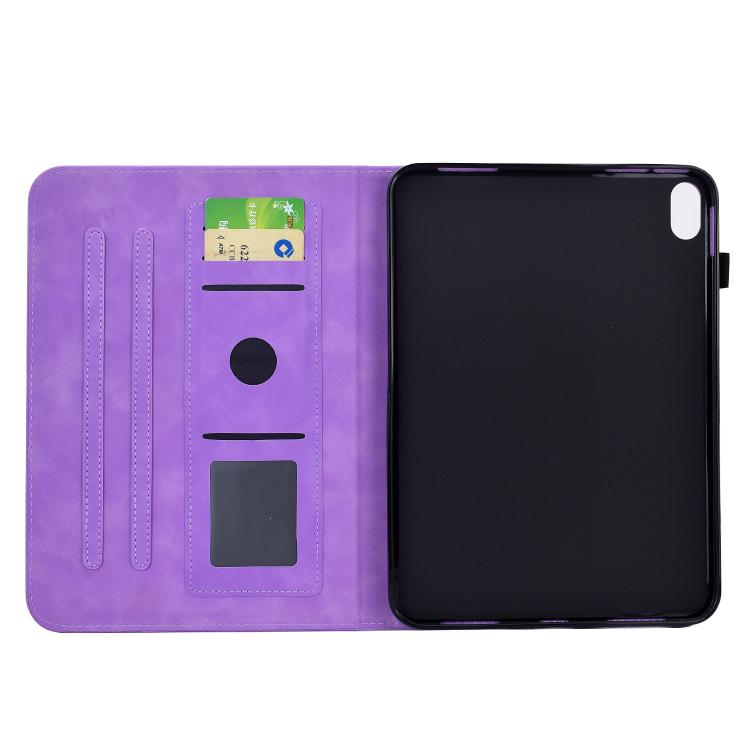 For iPad 2025 / 2022 Plum Blossom Embossed Smart Leather Tablet Case