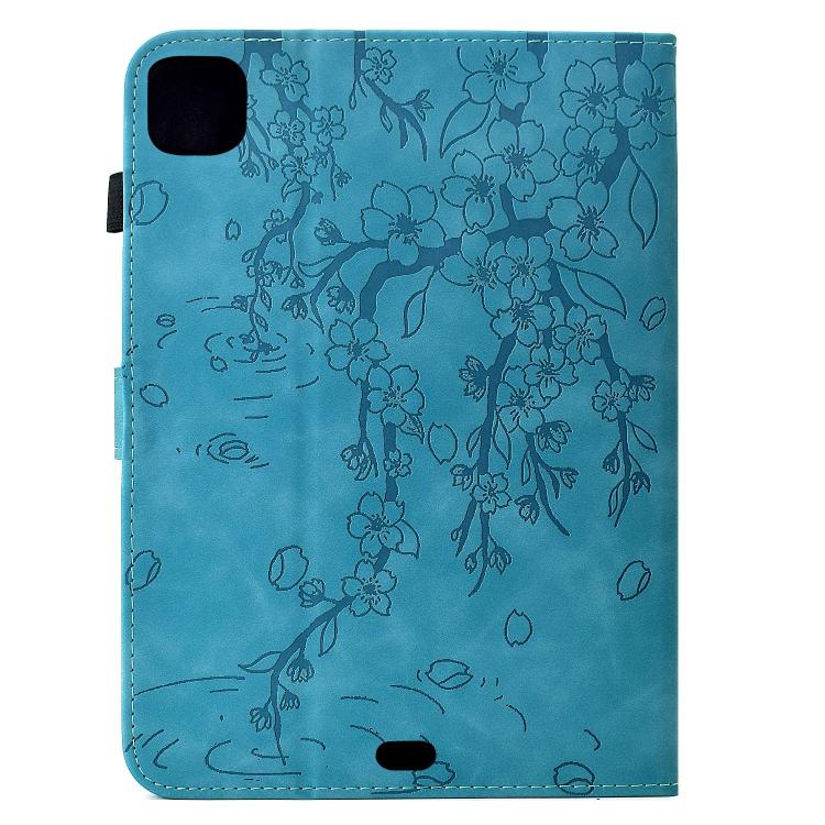 For iPad Air 11 2026 / 2025 / 2024 Plum Blossom Embossed Smart Leather Tablet Case