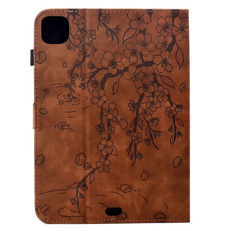 For iPad Air 11 2026 / 2025 / 2024 Plum Blossom Embossed Smart Leather Tablet Case