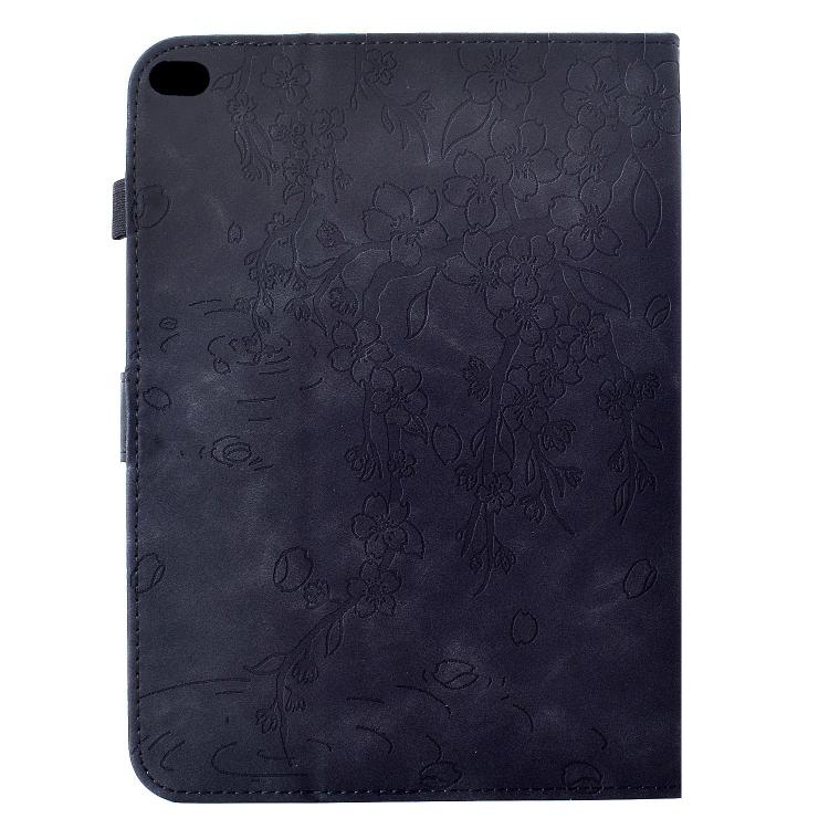 For iPad 9.7 2018 / 2017 Plum Blossom Embossed Smart Leather Tablet Case