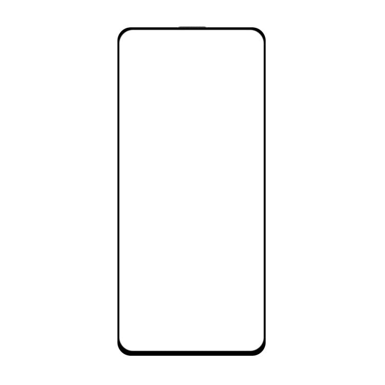 For OPPO K10 Do As You Wish Silk Screen Printed HD Tempered Glass Film - Black