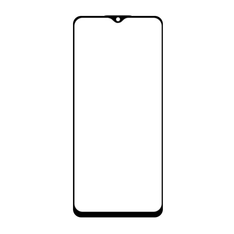 For OPPO A56 5G Do As You Wish Silk Screen Printed HD Tempered Glass Film - Black