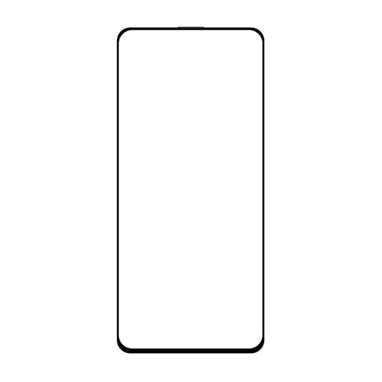 For OPPO K9x Do As You Wish Silk Screen Printed HD Tempered Glass Film - Black