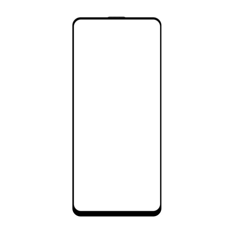 For OPPO A54 Do As You Wish Silk Screen Printed HD Tempered Glass Film - Black