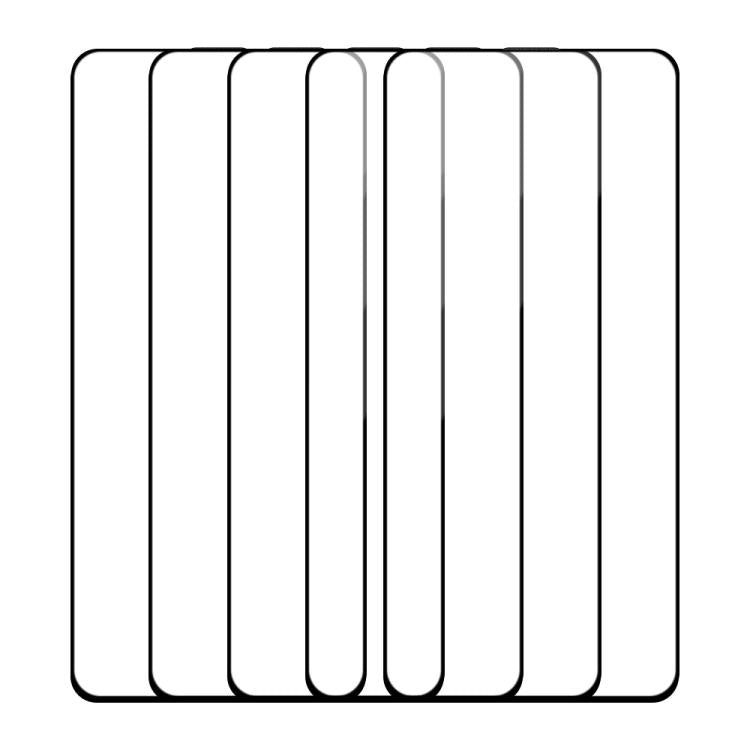 For OPPO K12 Plus 5pcs / Pack Do As You Wish Silk Screen Printed HD Tempered Glass Film - Black