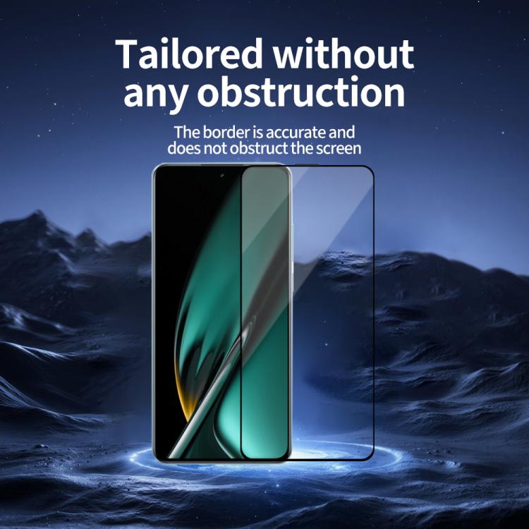 For OPPO K11 5pcs / Pack Do As You Wish Silk Screen Printed HD Tempered Glass Film - Black
