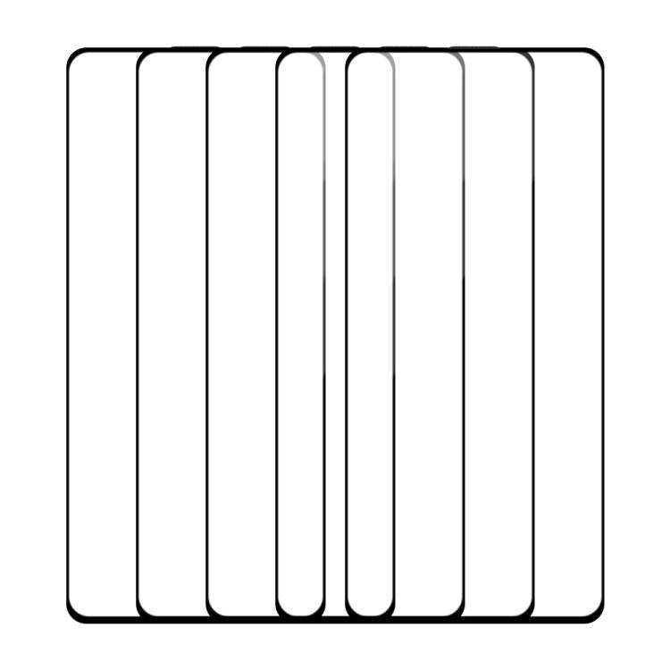For OPPO K11x 5pcs / Pack Do As You Wish Silk Screen Printed HD Tempered Glass Film - Black