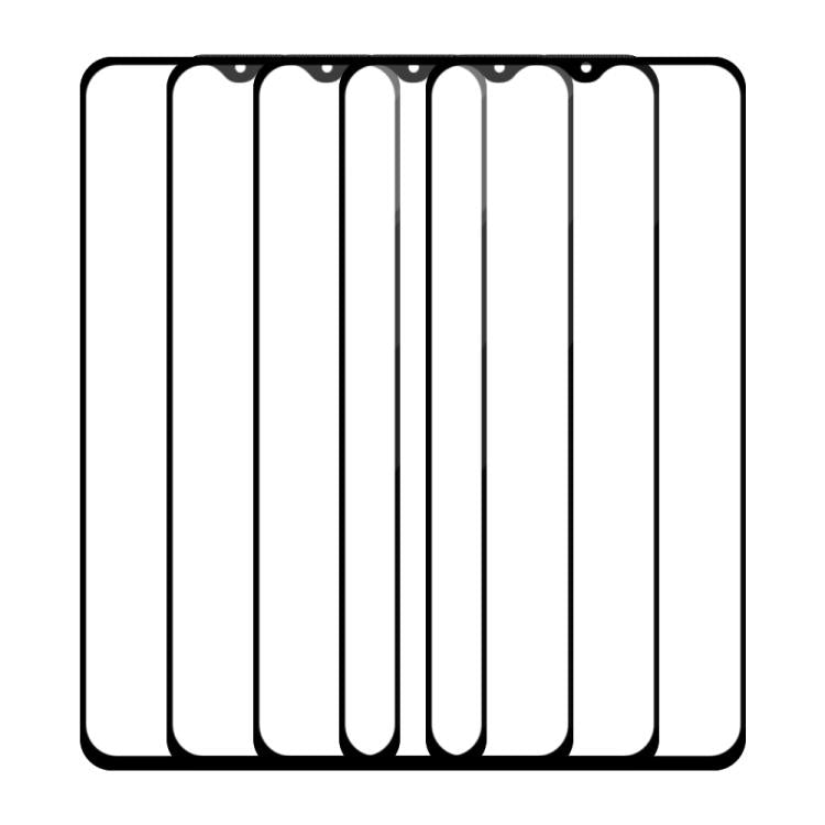 For OPPO A1x 5G 5pcs / Pack Do As You Wish Silk Screen Printed HD Tempered Glass Film - Black