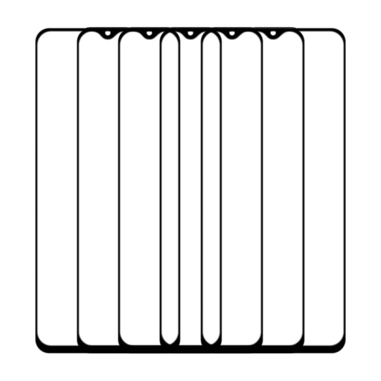 For OPPO A78 5G 5pcs / Pack Do As You Wish Silk Screen Printed HD Tempered Glass Film - Black