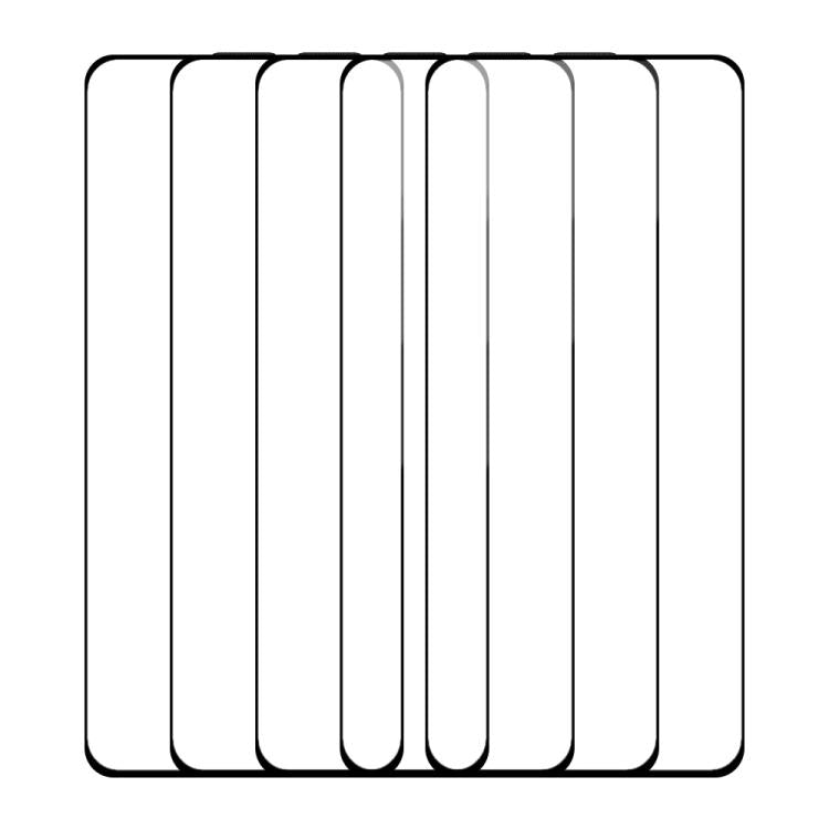 For OPPO Reno8 Pro+ 5pcs / Pack Do As You Wish Silk Screen Printed HD Tempered Glass Film - Black