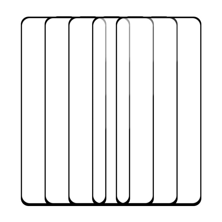For OPPO K10 Pro 5pcs / Pack Do As You Wish Silk Screen Printed HD Tempered Glass Film - Black