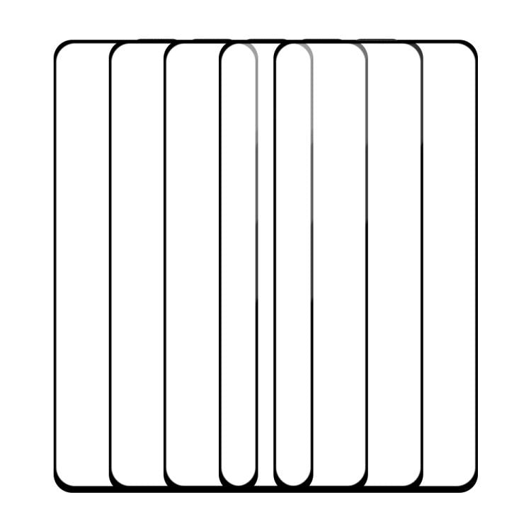 For OPPO K10 5pcs / Pack Do As You Wish Silk Screen Printed HD Tempered Glass Film - Black