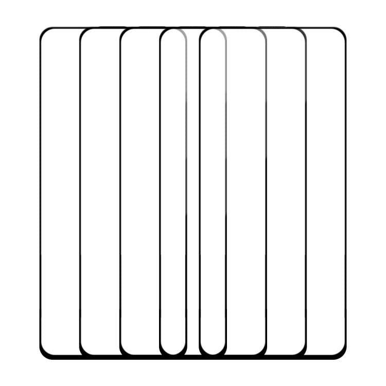 For OPPO K9s 5pcs / Pack Do As You Wish Silk Screen Printed HD Tempered Glass Film - Black