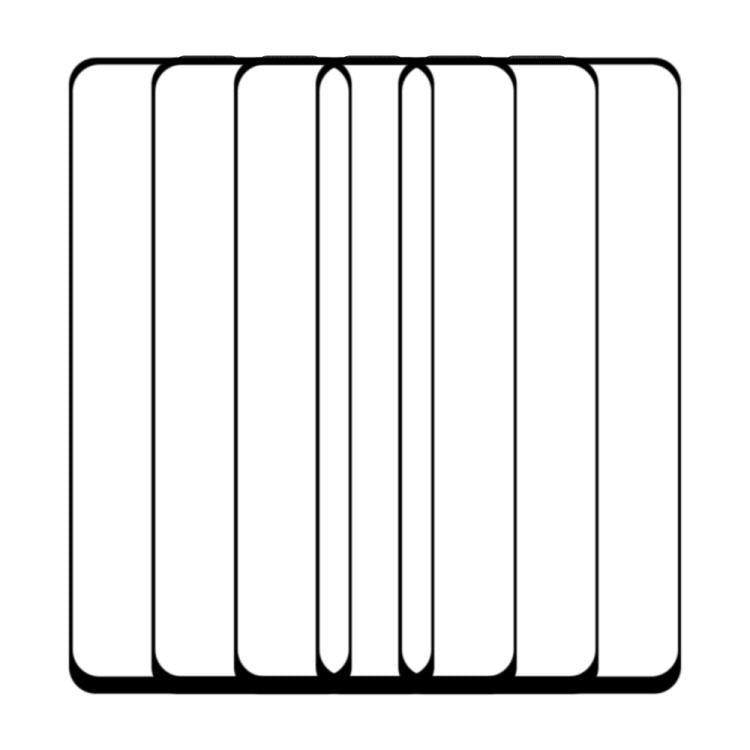 For OPPO A93s 5pcs / Pack Do As You Wish Silk Screen Printed HD Tempered Glass Film - Black