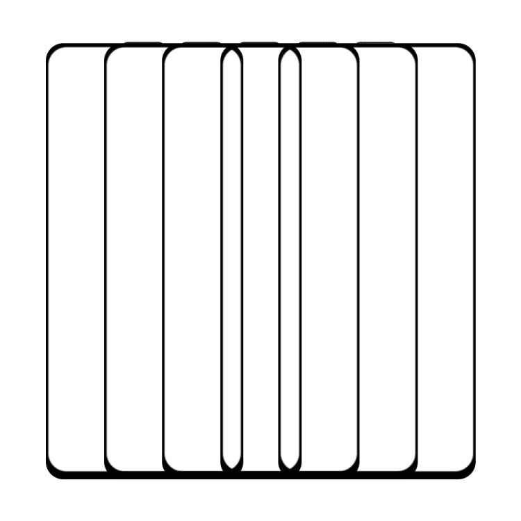For OPPO A93 5G 5pcs / Pack Do As You Wish Silk Screen Printed HD Tempered Glass Film - Black