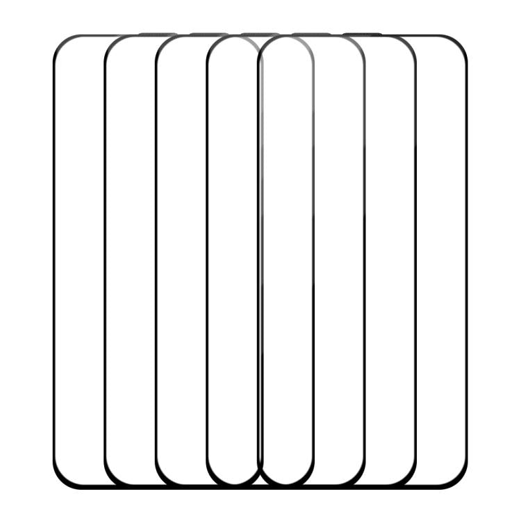 For OPPO Find X8 5pcs / Pack Do As You Wish Silk Screen Printed HD Tempered Glass Film - Black