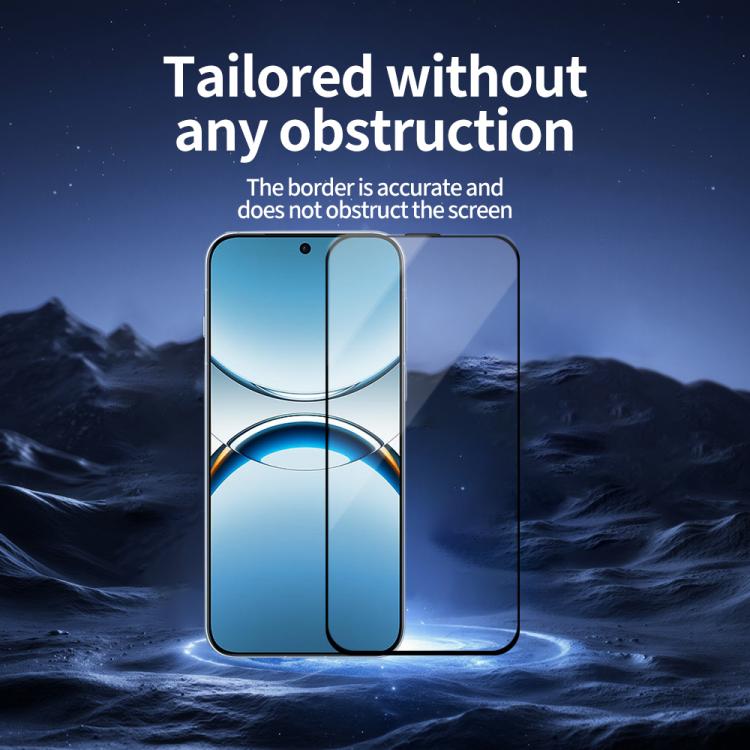 For OPPO Find X8 5pcs / Pack Do As You Wish Silk Screen Printed HD Tempered Glass Film - Black