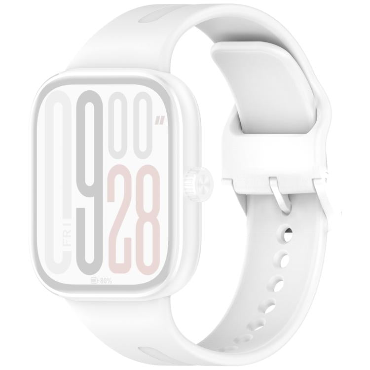 For Xiaomi Band 10 Pro / 9 Pro / Redmi Watch 6 xDfind Solid Color Quick Release Silicone Watch Band