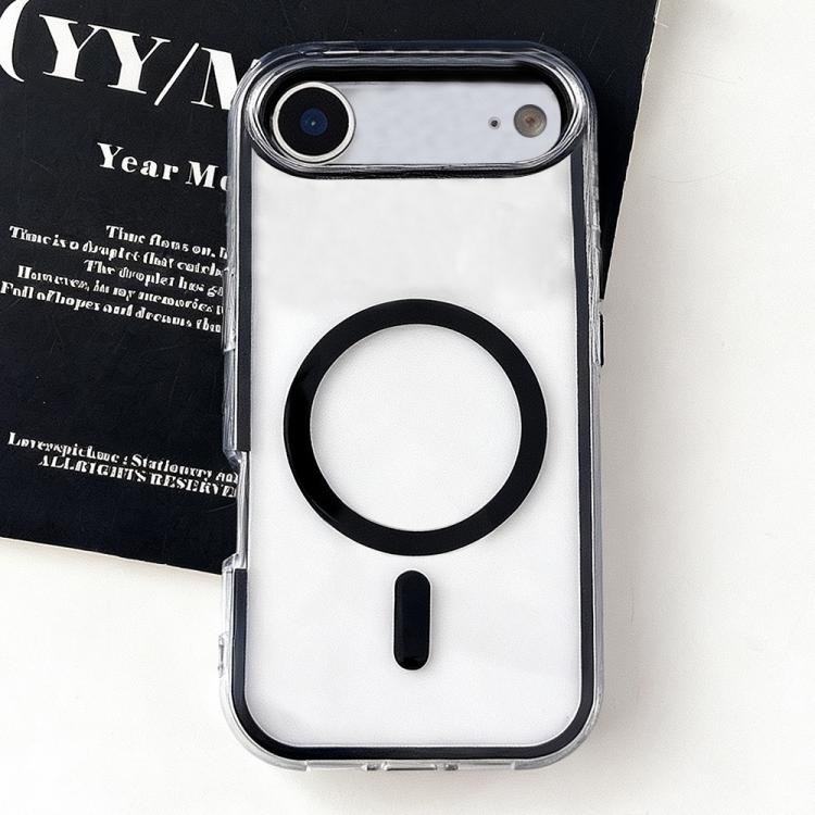 For iPhone Air Large Hole Camera Macaron Transparency MagSafe Phone Case