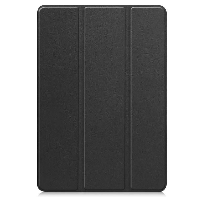 For Xiaomi Redmi Pad 2 Pro Custer TPU Pure Color 3-Fold Holder Smart Leather Tablet Case with Pen Tray