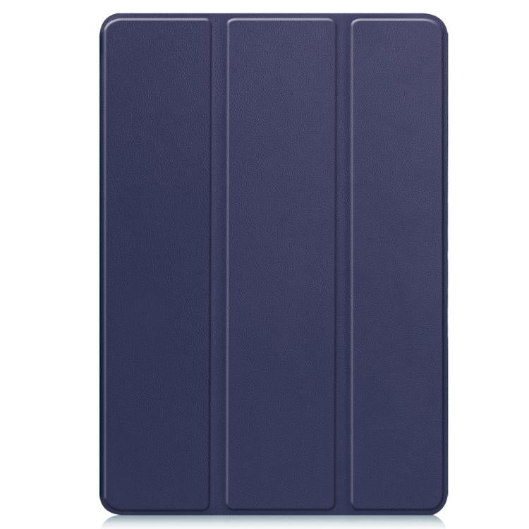 For Xiaomi Redmi Pad 2 Pro Custer TPU Pure Color 3-Fold Holder Smart Leather Tablet Case with Pen Tray