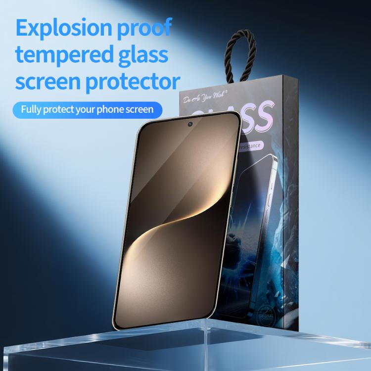 For Honor Magic7 Do As You Wish Silk Screen Printed HD Tempered Glass Film - Black