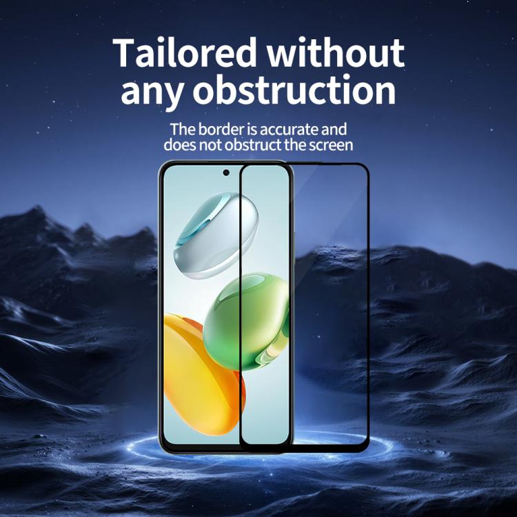 For Honor Play 60 Plus Do As You Wish Silk Screen Printed HD Tempered Glass Film - Black