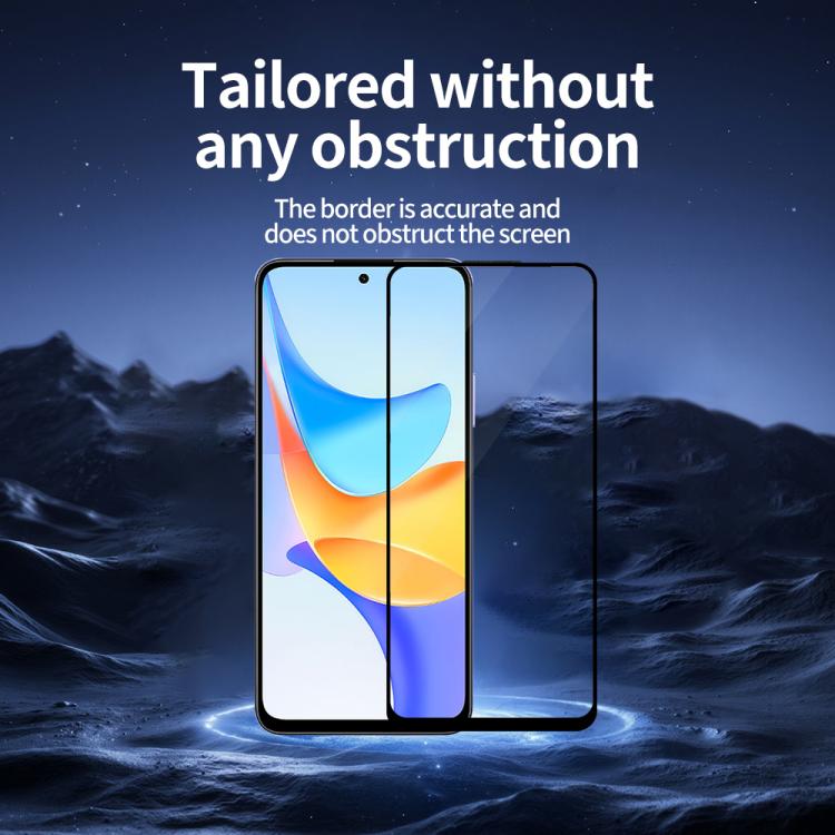 For Honor Play 50 Plus Do As You Wish Silk Screen Printed HD Tempered Glass Film - Black