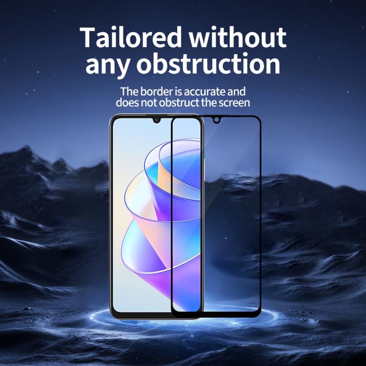 For Honor Play 40 Plus Do As You Wish Silk Screen Printed HD Tempered Glass Film - Black