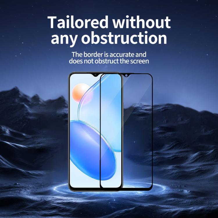 For Honor Play6C Do As You Wish Silk Screen Printed HD Tempered Glass Film - Black